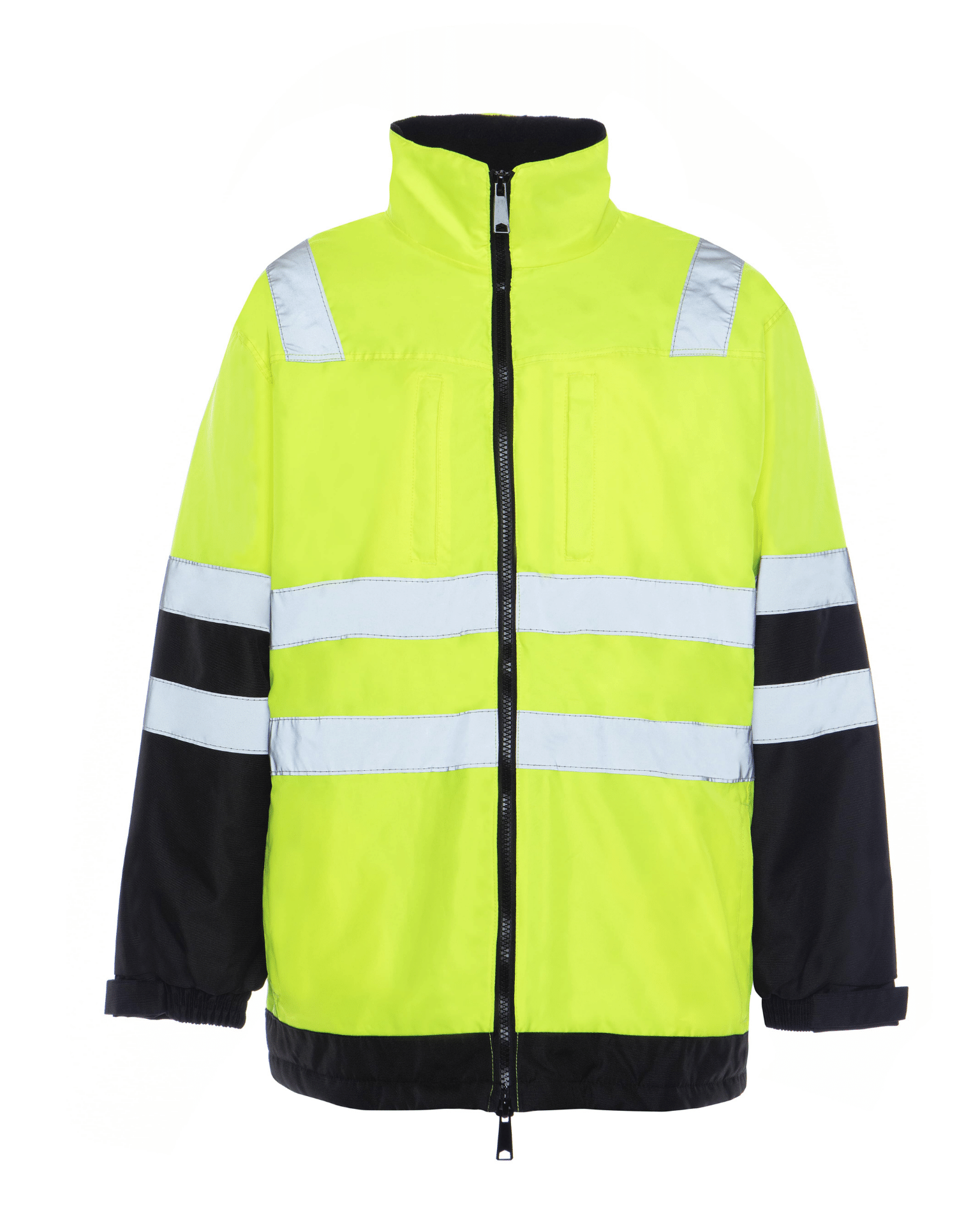 ANSI Class 3 High Visibility arctic 3-in-1 teflon fabric quilted lining poly-fill insulation long length Parka by Utility Pro