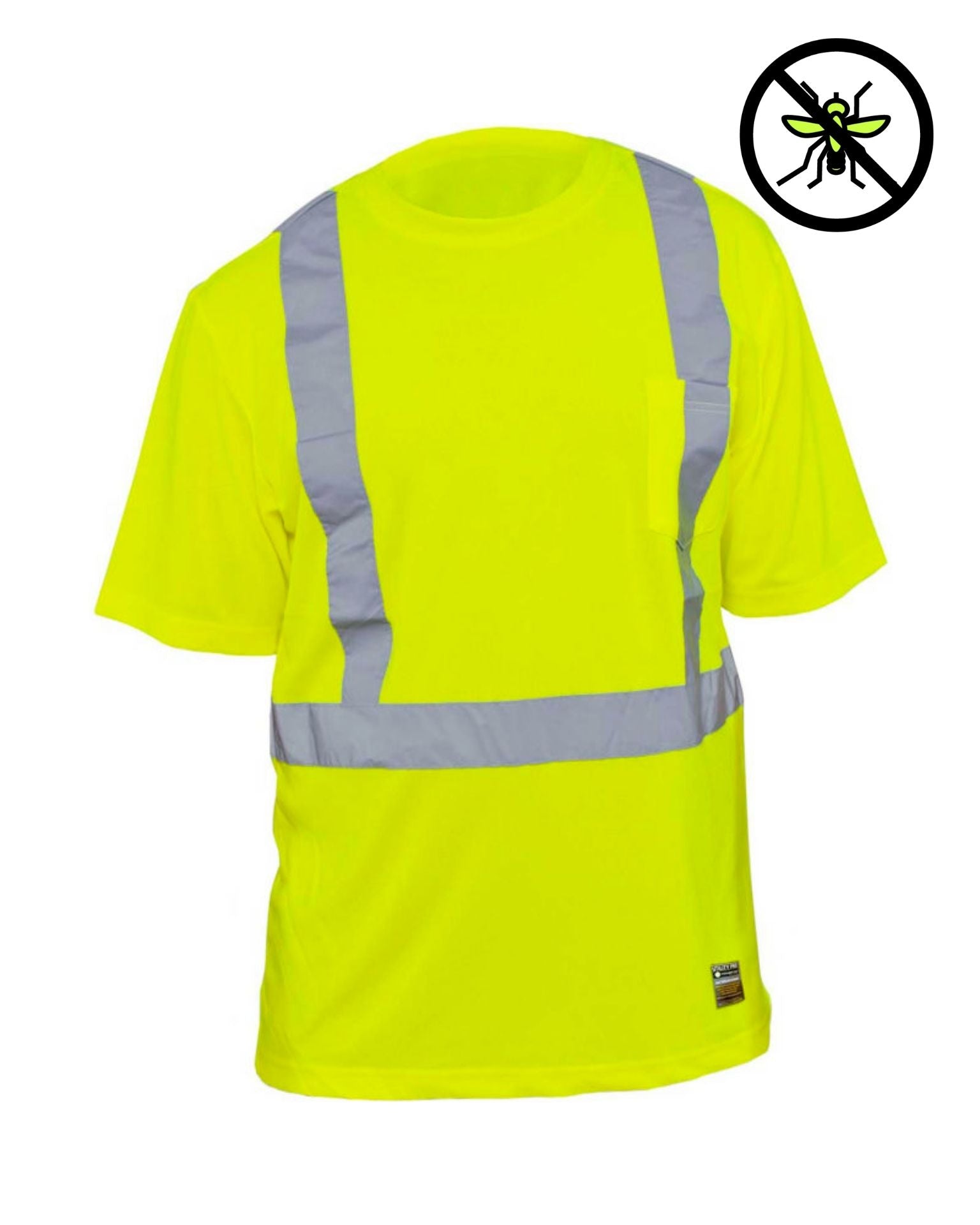 UHV868 HiVis Short Sleeve Tee - Protected with PERIMETER™ Insect Guard