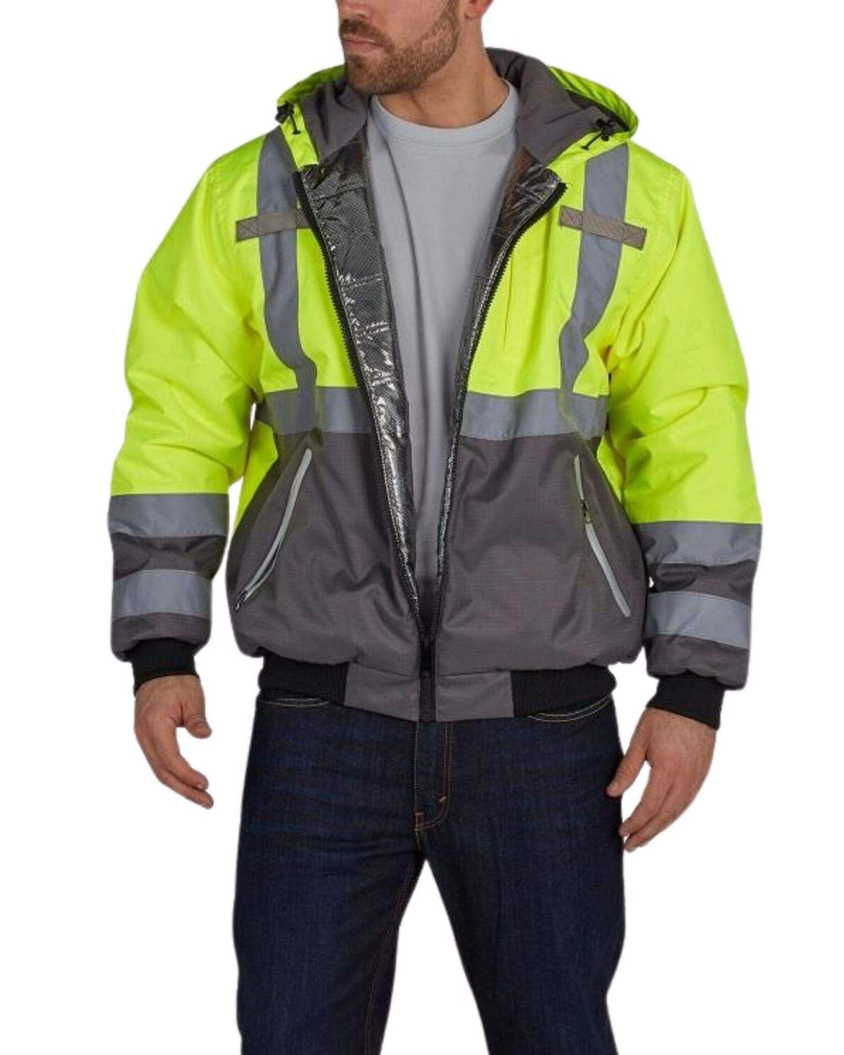 UHV883 Men's Hi-Vis Warm Up Bomber - Utility Pro Wear