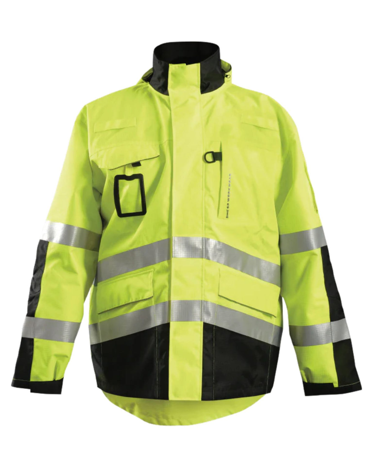 3-In-1 Safety Performance Workwear Black Bottom Ripstop Parka