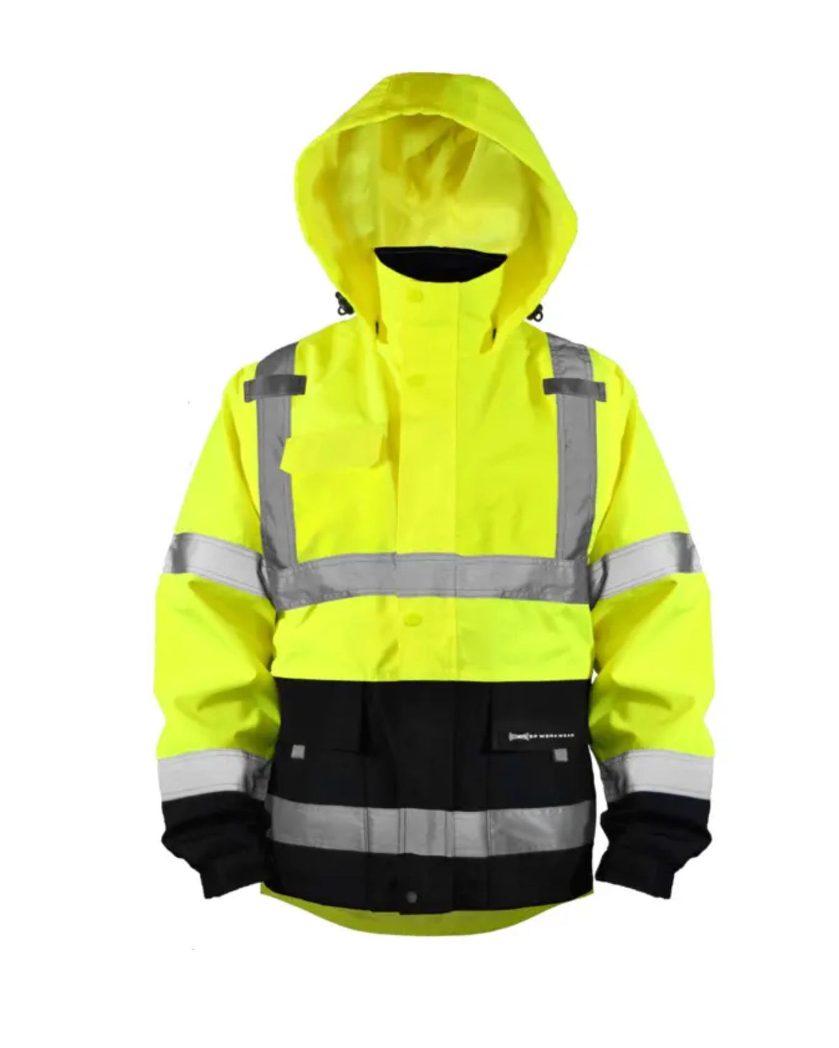 Black Bottom Ripstop Rain Jacket