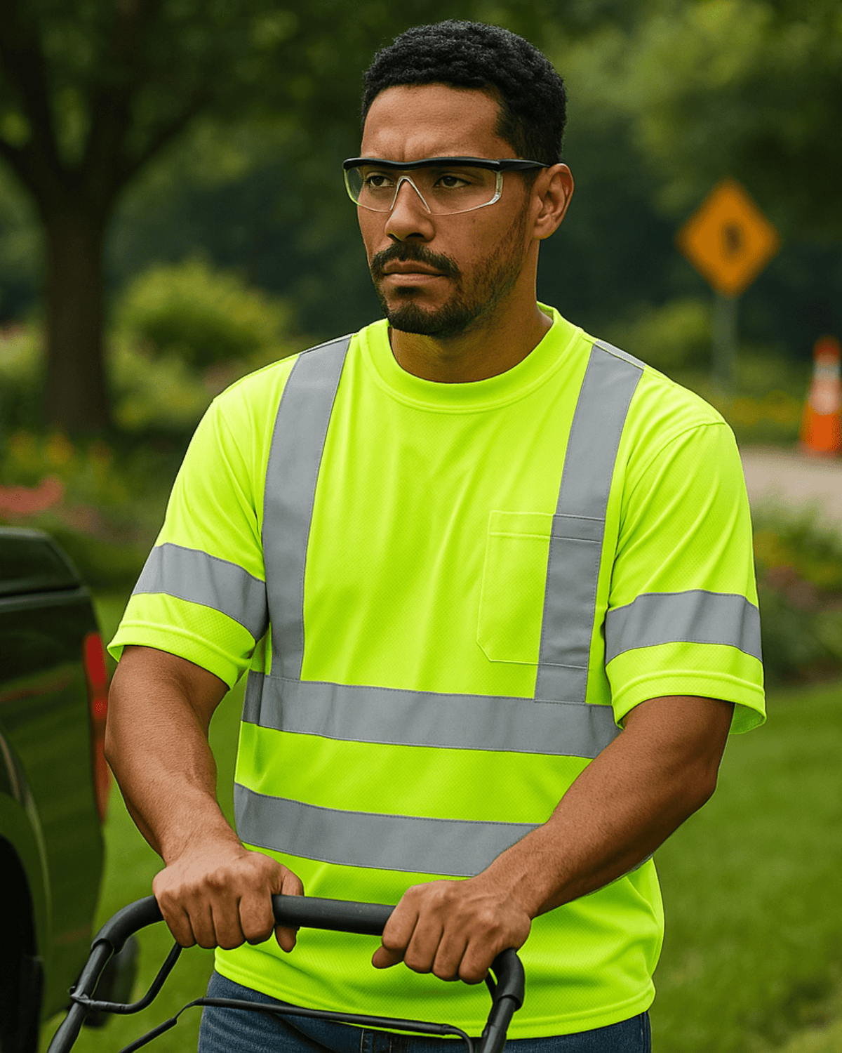 UHV302 HiVis S/S Class 3 Tee