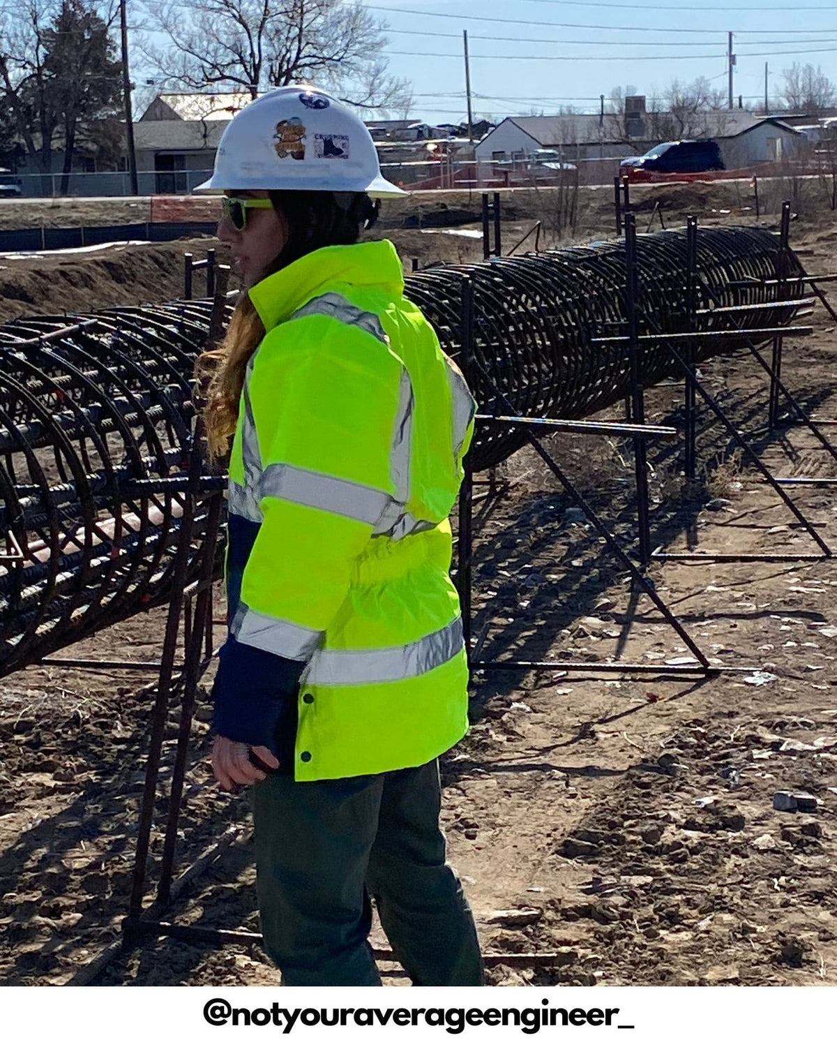 UHV664 HiVis Women&#39;s Parka with Teflon Fabric Protector