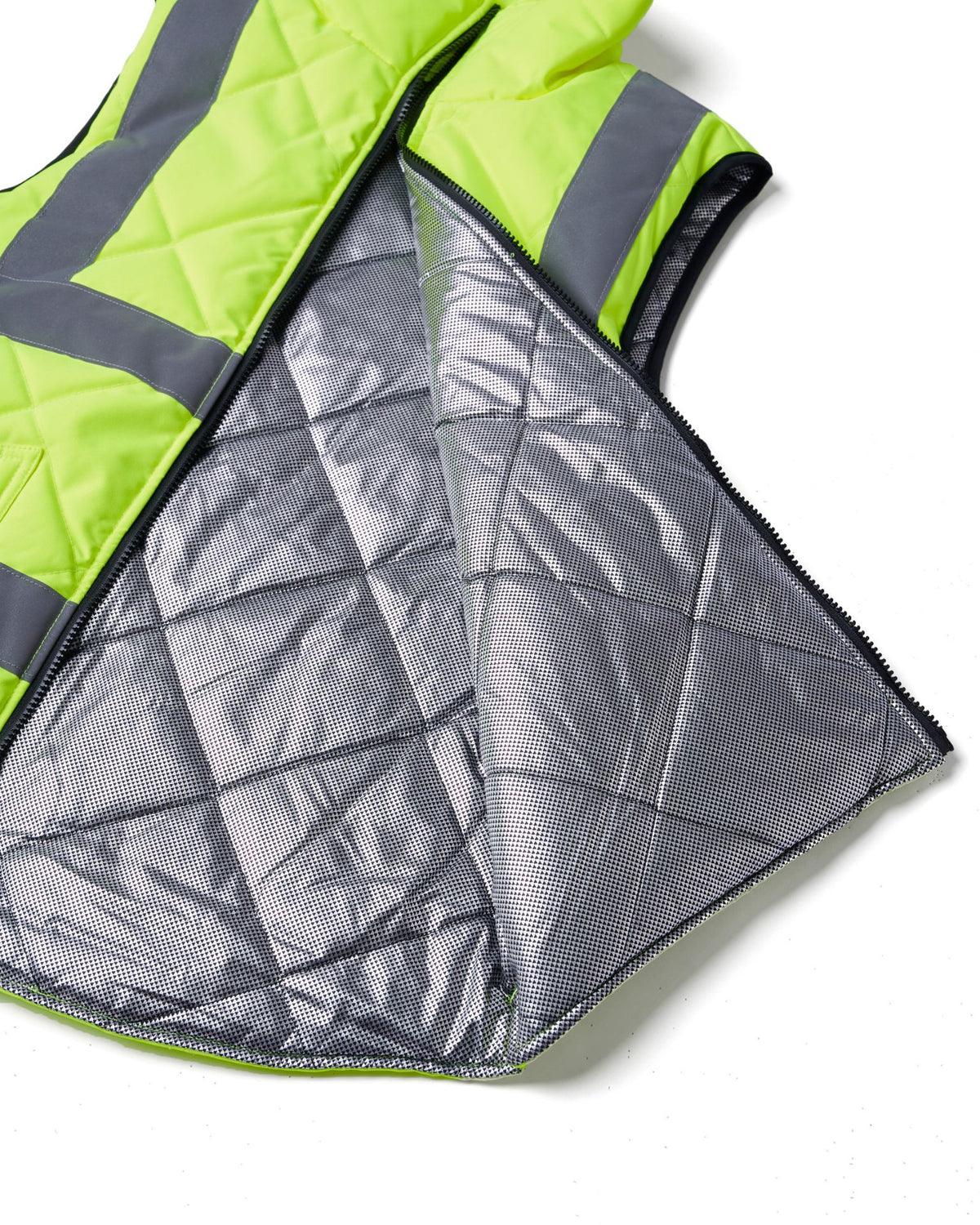 UHV995 HiVis Women&#39;s High Collar WarmUP Insulated Safety Vest