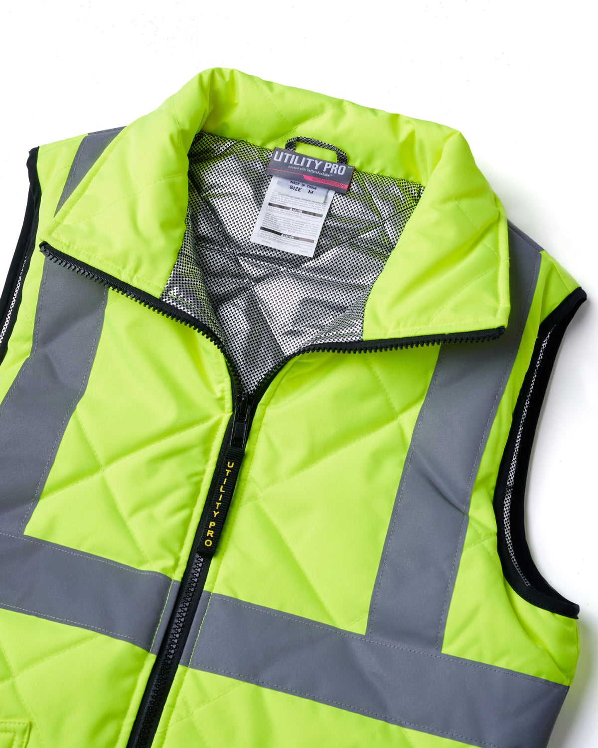 UHV995 HiVis Women&#39;s High Collar WarmUP Insulated Safety Vest