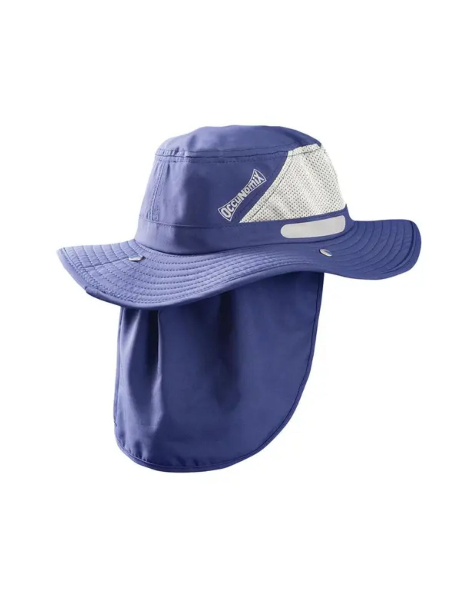 Wicking & Cooling Hat W/Shade - Navy (Back)