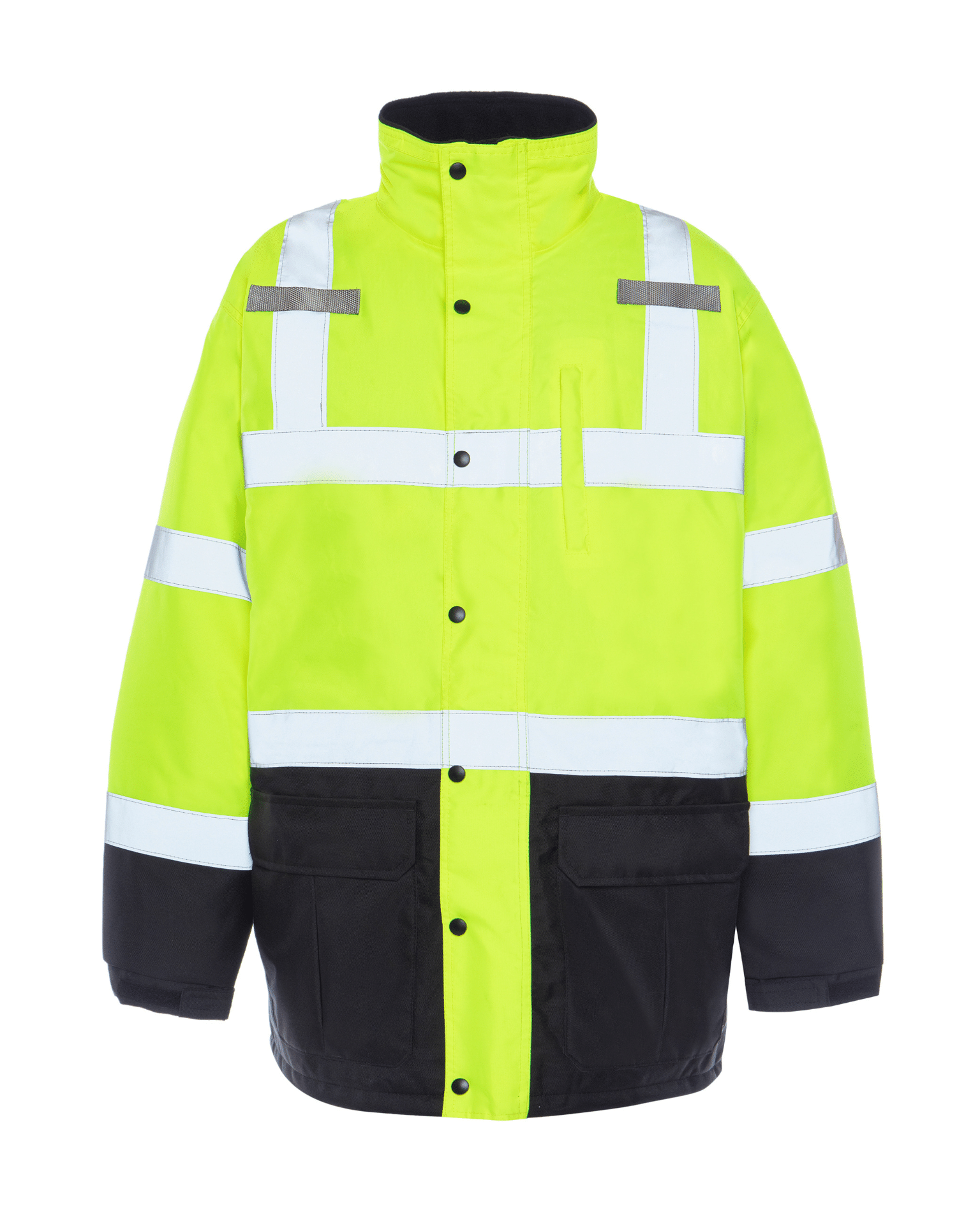 UHV1004 Hi Vis Safety Contractor Coat - Yellow - Utility Pro UHV1004 Hi Vis Safety Contractor Coat - Yellow - Utility Pro