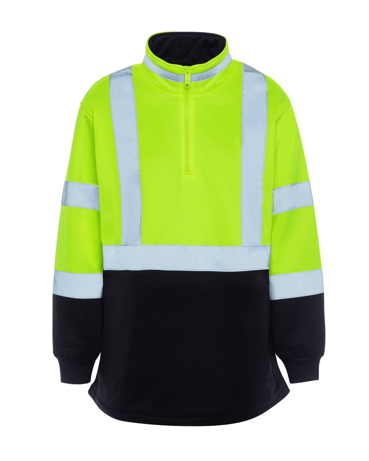 UHV667 HiVis Women&#39;s 1/4 Zip Soft Shell