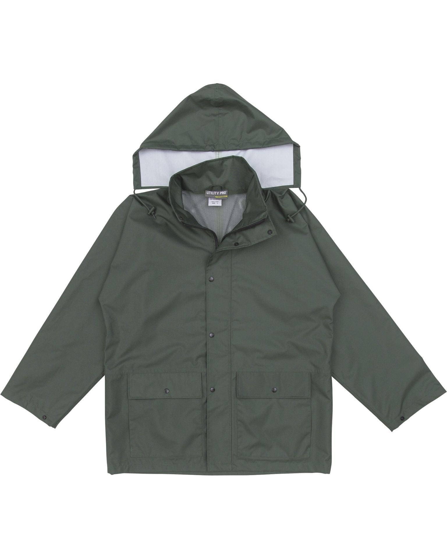 UPA892 Men's Rain Jacket - Hunter Green