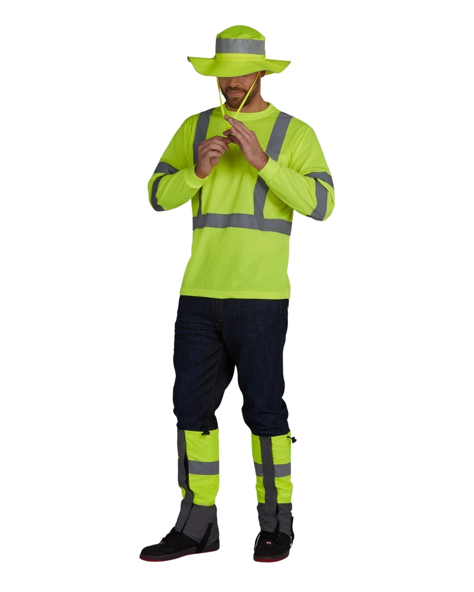 UHV867 HiVis Long Sleeve Tee - Protected with PERIMETER™ Insect Guard