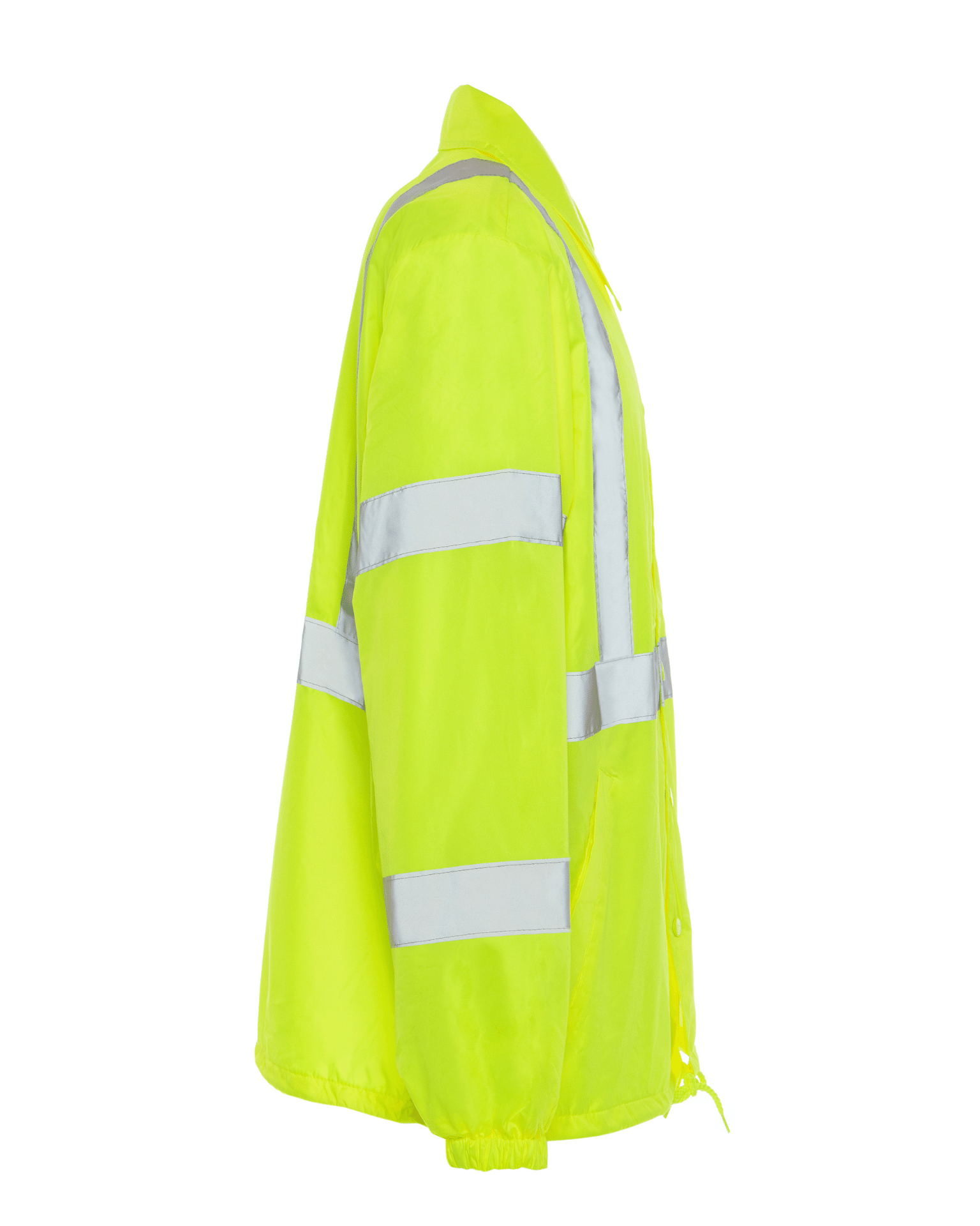 ANSI Class 2 High Visibility fleece lined teflon treated polyester windbreaker jacket by Utility Pro