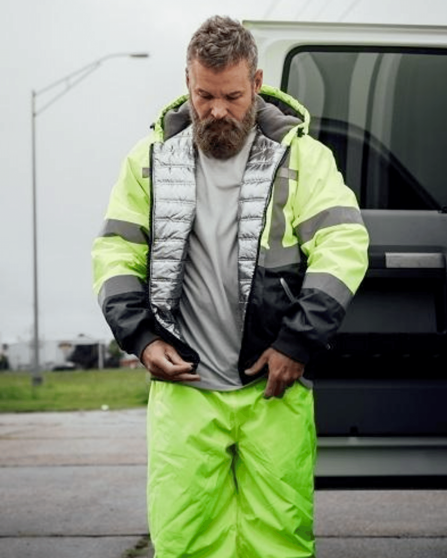 UHV883 Men's Hi-Vis Warm Up Bomber - Utility Pro Wear