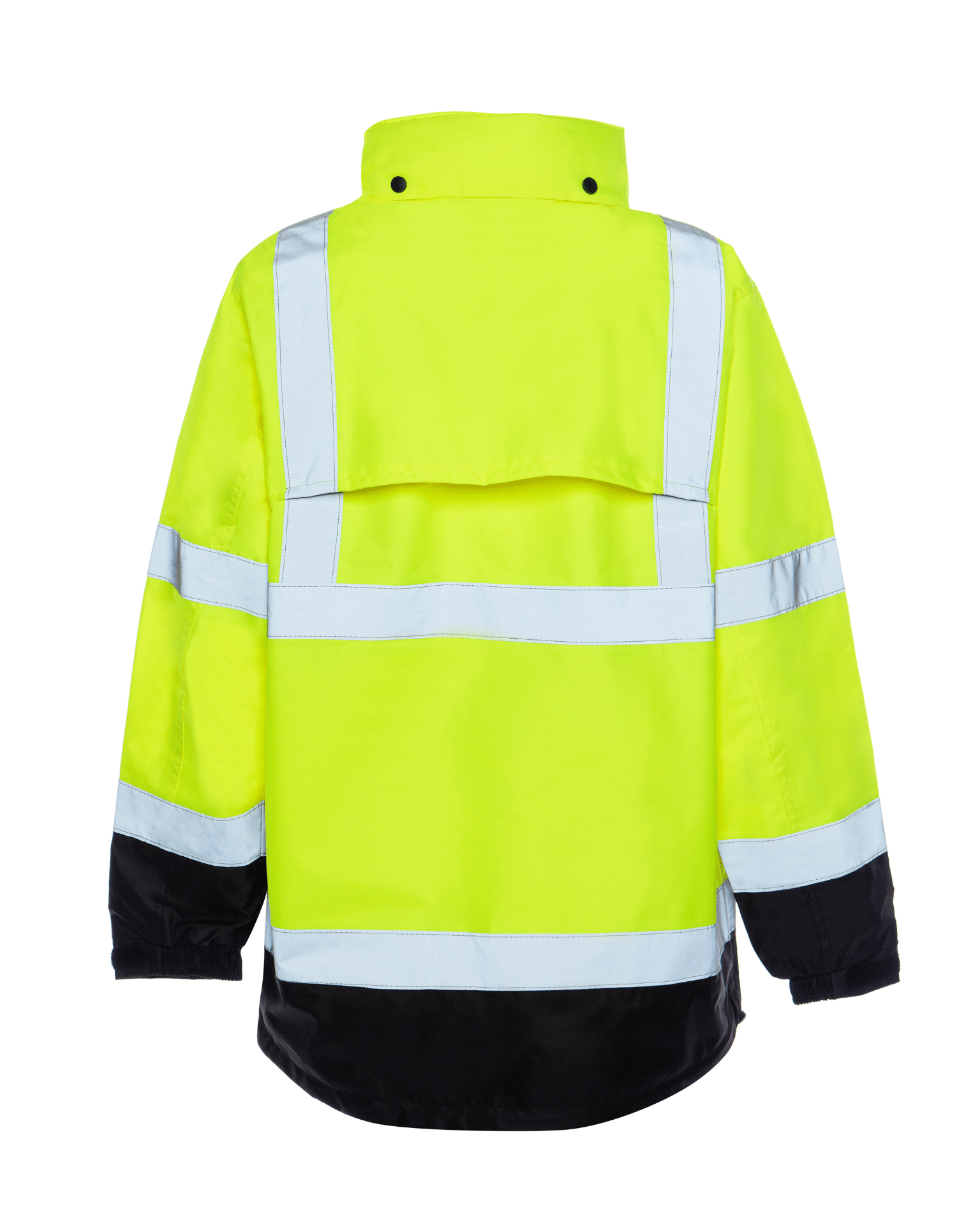 ANSI Class 2 High Visibility polyester shell with mesh lining water repellent rain jacket by Utility Pro