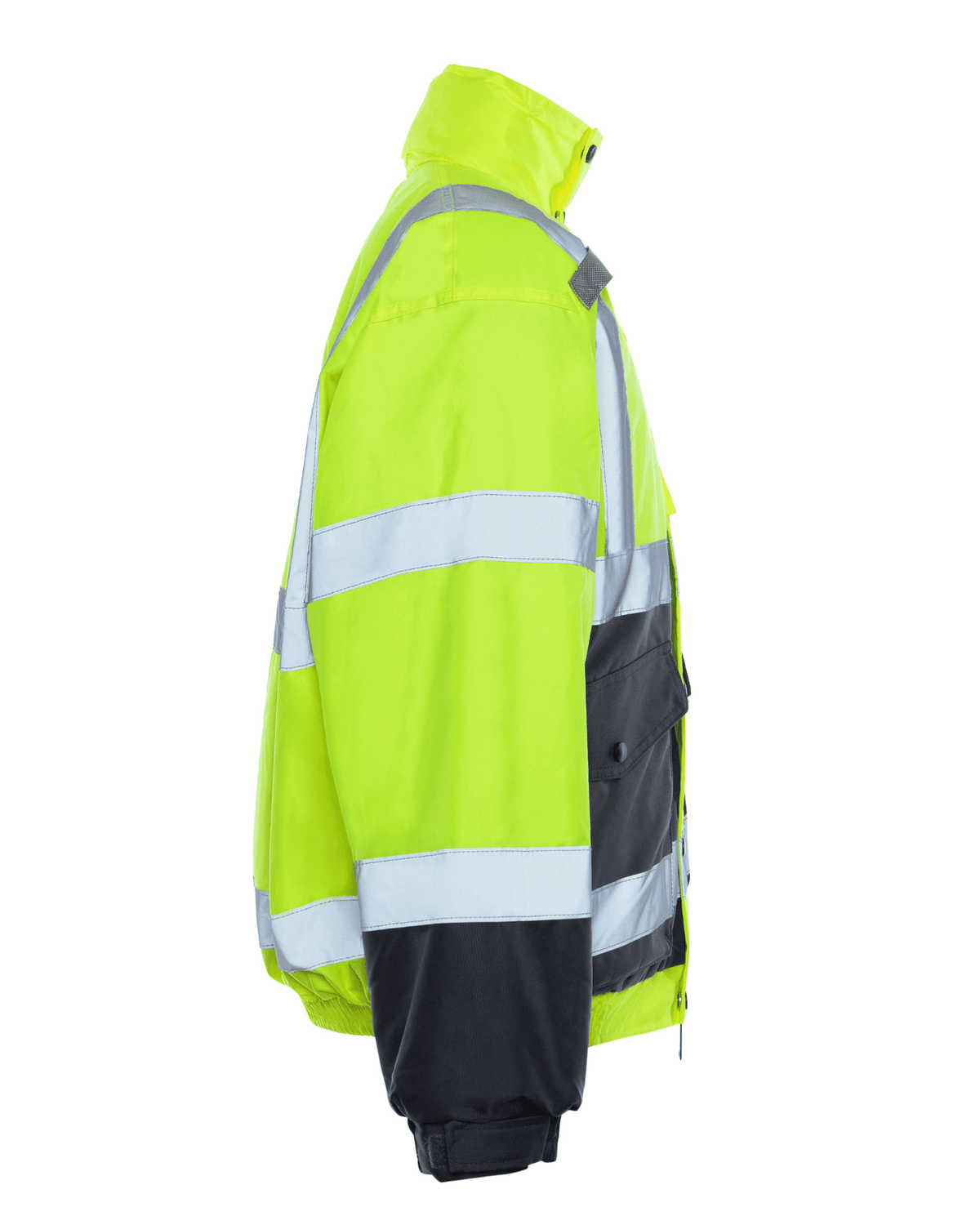 UHV563 HiVis Bomber Jacket with Removable Fleece &amp; Teflon Fabric Protector - Yellow
