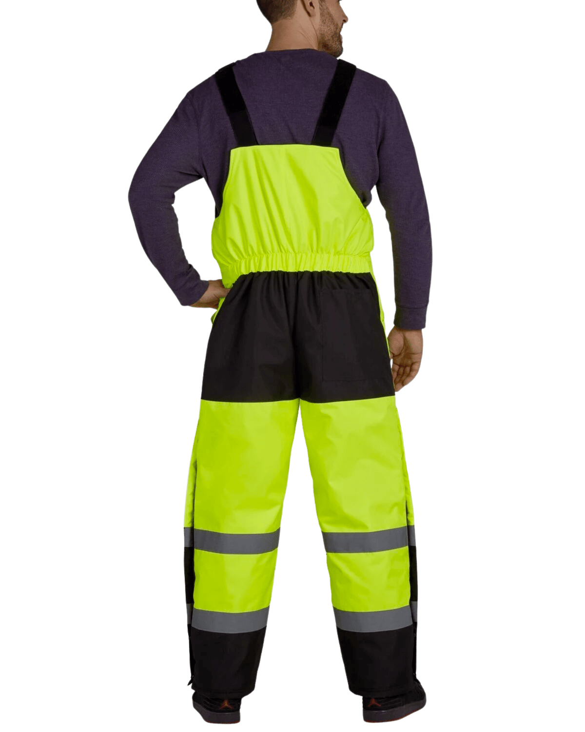 UHV500 HiVis Lined Bib Overalls