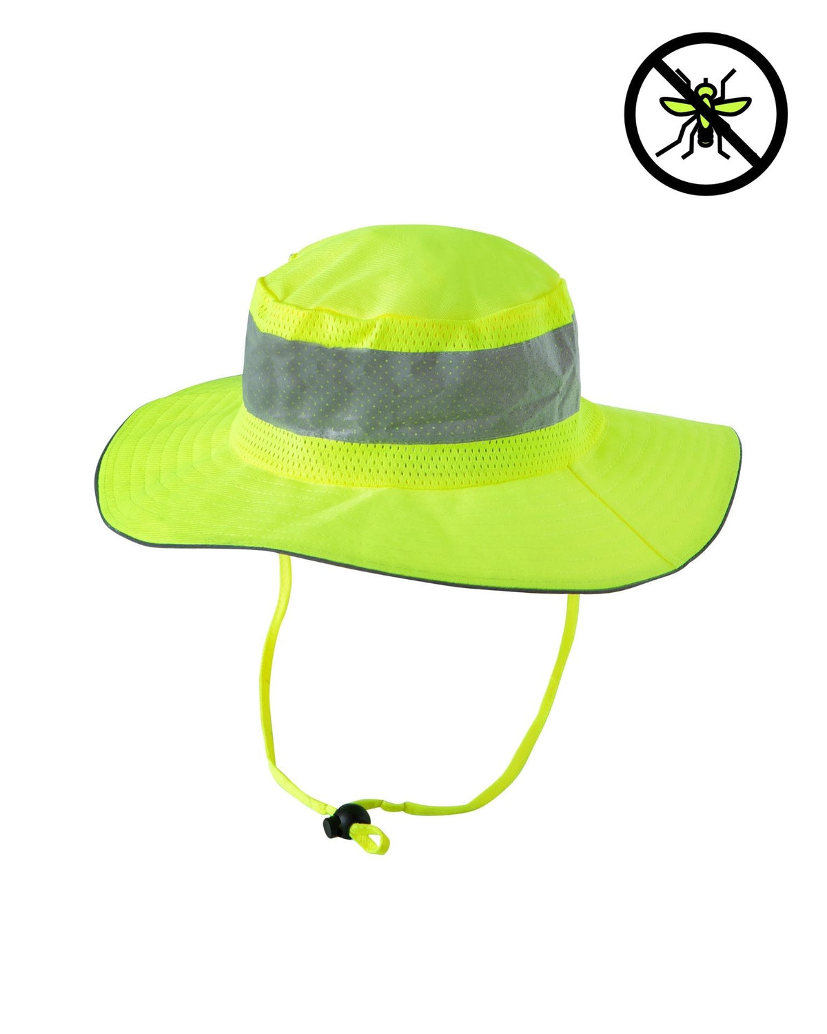High Visibility lightweight PERIMETER and sun protected bucket hat by Utility Pro