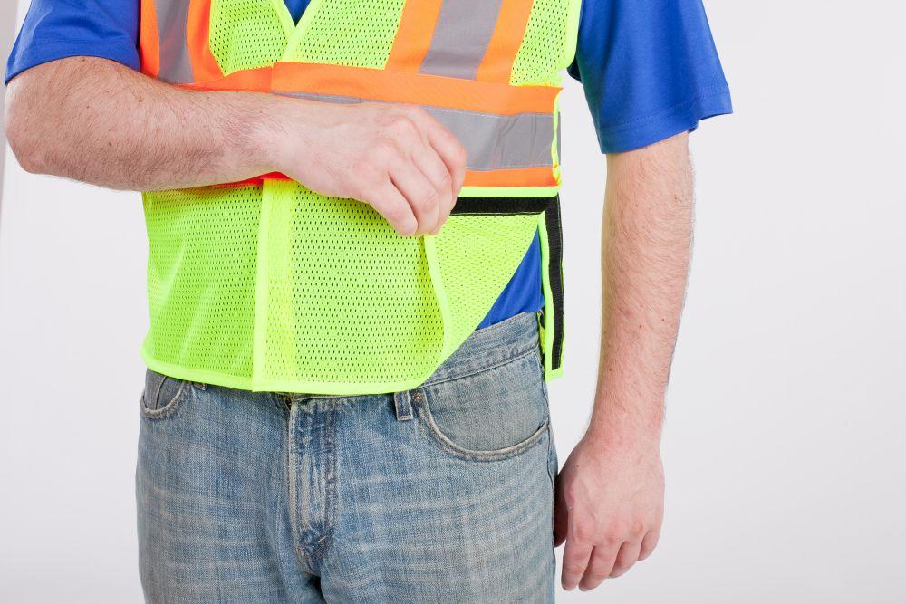 UHV681B HI VIS 5 PT TEARAWAY VEST - Utility Pro Wear
