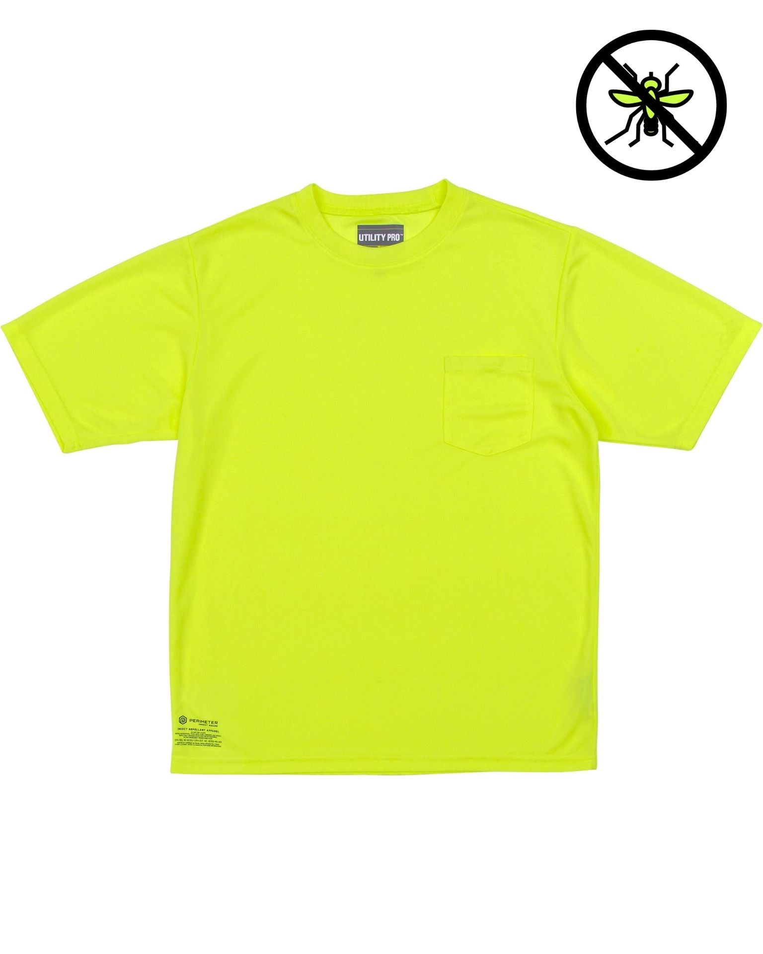 UHV866 HiVis Short Sleeve Shirt - Protected with PERIMETER™ Insect Guard