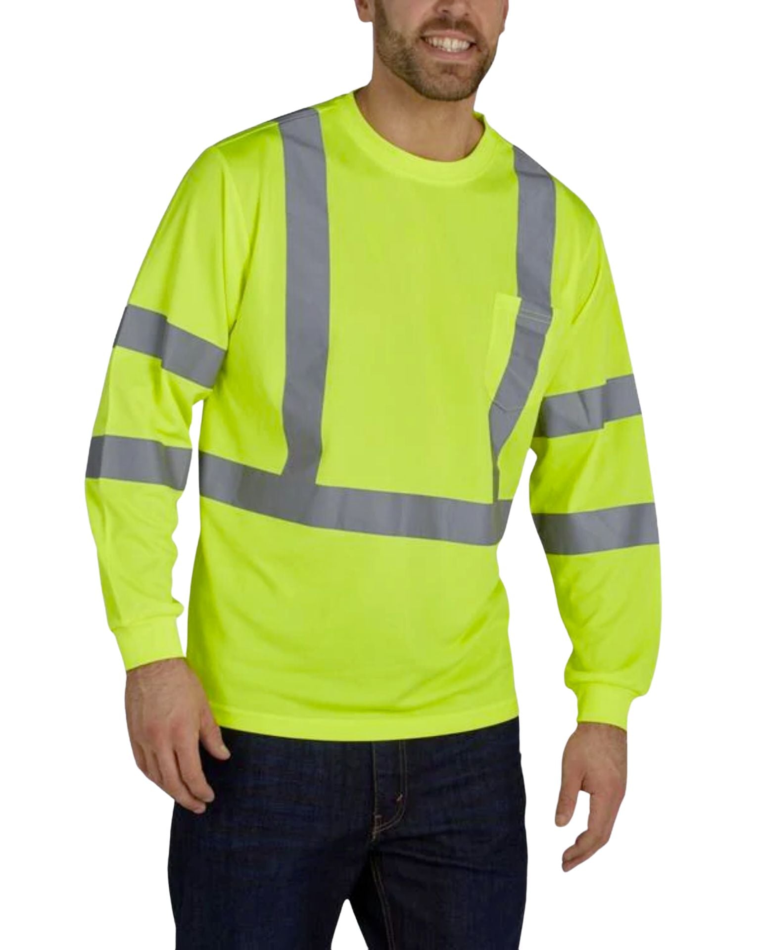 UHV867 HiVis Long Sleeve Tee - Protected with PERIMETER™ Insect Guard